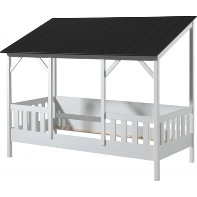 Vipack Housebed s černou střechou