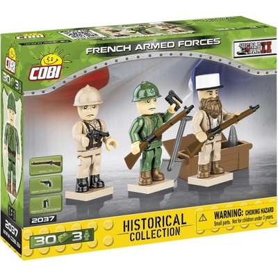Cobi 2037 Figúrky vojakov Francúzska armáda