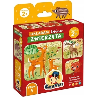 CzuCzu Skládám Lesní zvířátka 20 dílků