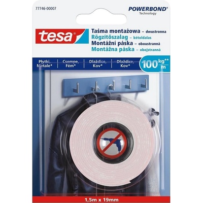 Tesa Montážní oboustranná páska na dlaždice a kov 100kg/m (77746-00007-00)