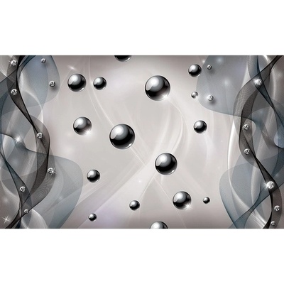 Preinterier FT2823 Fototapeta na stenu 3D gule – sivé vlies 416cm x 254cm