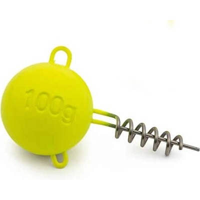 FOX RAGE - Jigová hlava Palagic Screws UV Yellow 100 g 1 ks