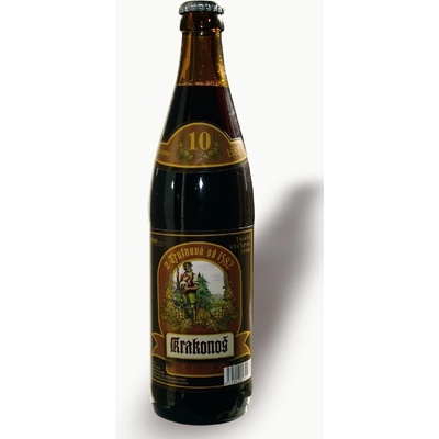 Krakonoš 10 tmavá 4,0% 0,5 l (sklo)