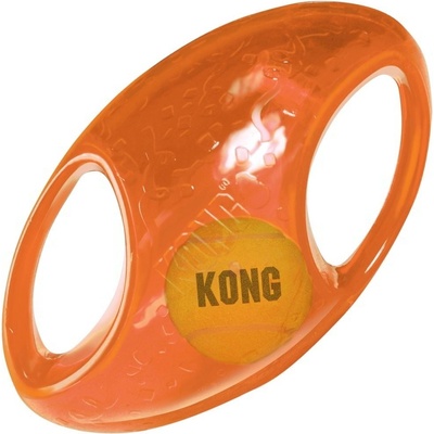 Kong Jumbler pro psy gumový míč rugby M/L 17,5 x 11 cm