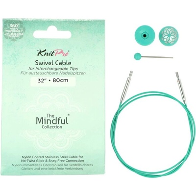 KnitPro Mindful otočné lanko 80cm