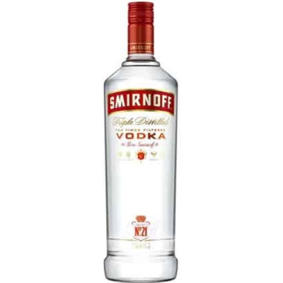 Smirnoff Red vodka 37,5% 1 l (holá láhev)