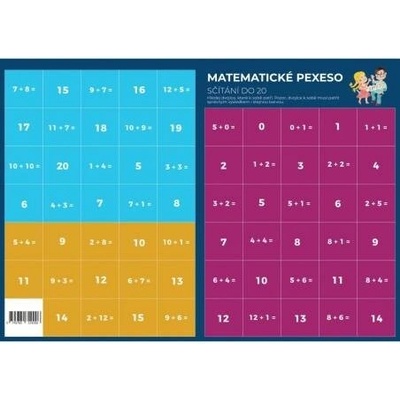 Pexeso - Matematika - Sčítání v oboru do 20 - PhDr. Martin Staněk
