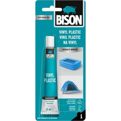 BISON Vinyl Plastic lepidlo na mäkké PVC 25g