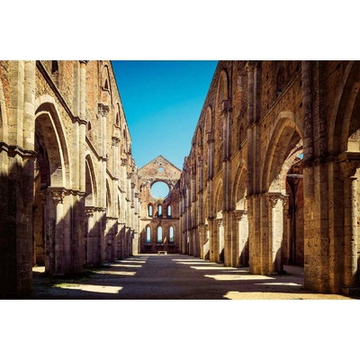 Dimex MS-5-0989 Vliesová fototapeta Starověké opatství San Galgano rozměry 375 x 250 cm