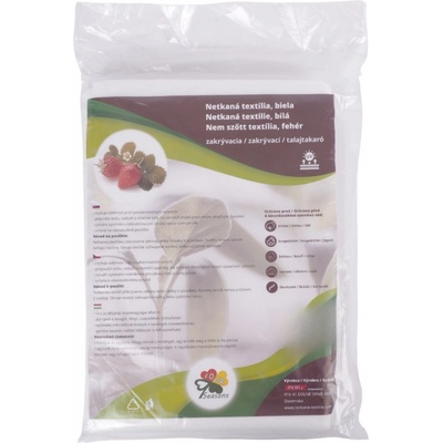 Netkaná textília biela, 50g/m², 1,6x10m