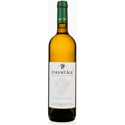 Pavelka a Syn Tramín Červený Biele Polosuché 13% 0,75 l (čistá fľaša)