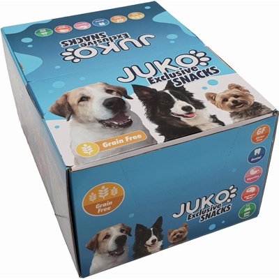 Smarty Juko Exclusive Chrastítko míč plněný masem 1,5 kg cca 25 ks