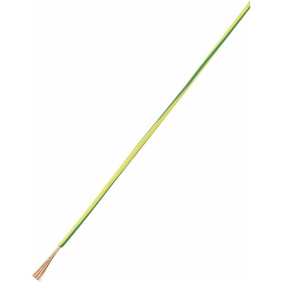 Tru Components 1571384 lanko LiY 1 x 0.50 mm² zelená žltá 10 m