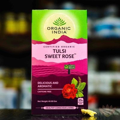 Organic India Tulsi sladká růže 25 ml
