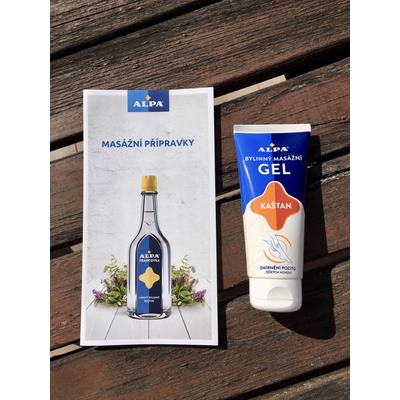 Alpa bylinný masážní gel Kaštan 100 ml – Hledejceny.cz