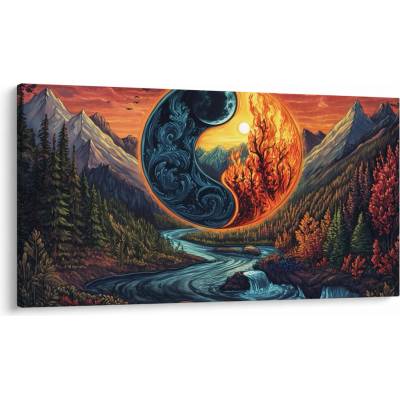 Obraz - Živly, jednodílný 120x70 cm