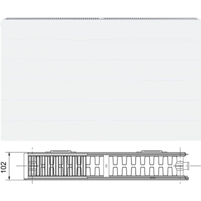 Korado Radik LINE Kompakt 22 22090040-60L0010 900 mm x 400 mm