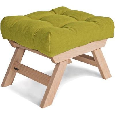 MarLiving Taburet BREEZIO 02 55 cm z masivu/zelený