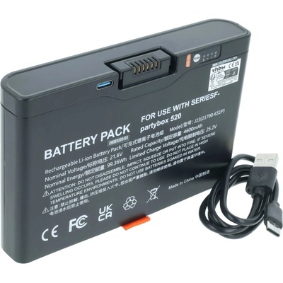 VHBW Baterie pro JBL Boombox 4 / PartyBox 520, 4600 mAh - neoriginální
