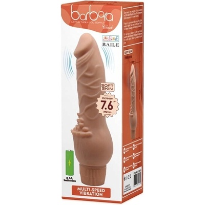 Baile Dildo vaginálne Lybaile Clark 19,5 cm telovej farby