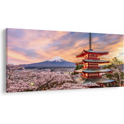 Obraz - Fudži, Japonsko, jednodielne 250x125 cm