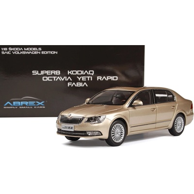 ABREX Škoda Superb II FL 2013 Zlatá Metalíza 1:18