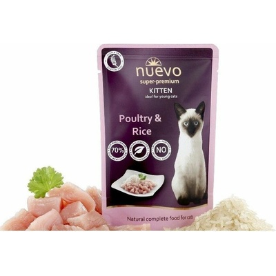 Nuevo Kitten Poultry & Rice 85 g