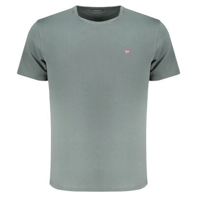 Napapijri T Shirt Maniche Corte Uomo Verde Zelená