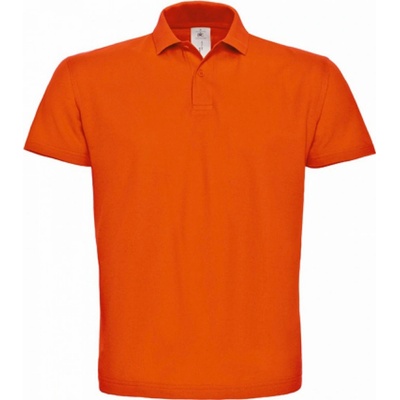 B&C Základní piké polokošile BC oranžová