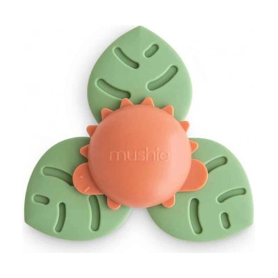 Mushie Spinner hračka s prísavkou mushie dino
