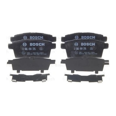 BOSCH Sada brzdových platničiek kotúčovej brzdy 0986494376