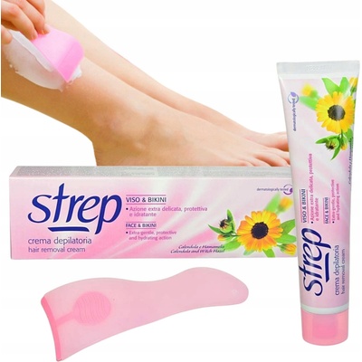 Strep depilační krém obličej a bikini s měsíčkem 75 ml