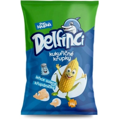 REJ Delfínci kukuřičný snack jemně solený 20 g