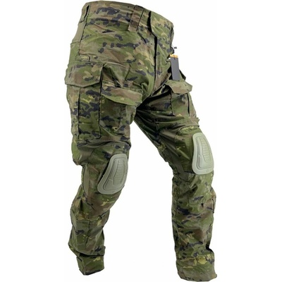 Kalhoty Tactical Gear Conquer s chrániči kolen G3M Spanish Woodland – Hledejceny.cz