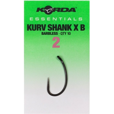 Korda Háčky Essentials Kurv X Barbless 10ks Vel. 2
