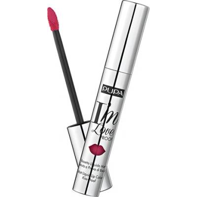 Pupa I’m Loveproof matný tekutý rúž 011 Kiss Me Red 2,7 ml