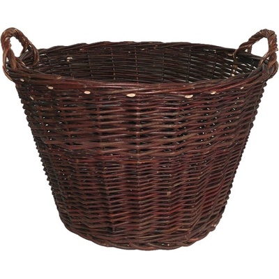 Košíkárna Koš na dřevo proutěný tmavý 50 x 33 cm – Hledejceny.cz