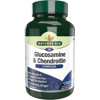 Natures Aid Glucosamine & Chondroitin Complex 90 kapslí