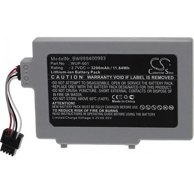 VHBW Baterie pro Nintendo Wii U Gamepad, WUP-001, 3200 mAh - neoriginální – Hledejceny.cz