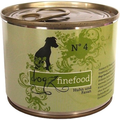 Dogz Finefood No.4 kura & bažant 200 g