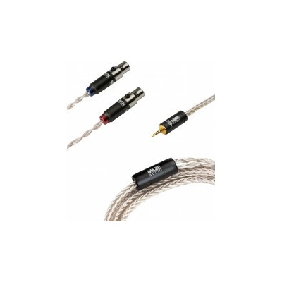 Vyvážený upgrade kábel Meze Elite & Empyrean, 2,5 mm, postriebrený
