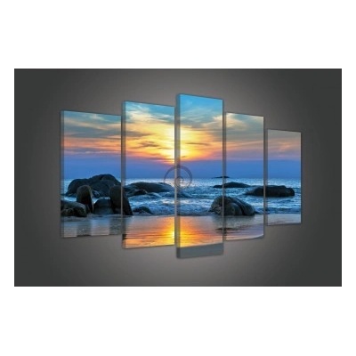 Obraz na plátne viacdielny - OB3460 - Západ slnka 100cm x 60cm - S17
