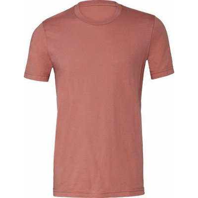 Bella+Canvas Vypasovné slim fit měkčené tričko v střihu lososová CV3001
