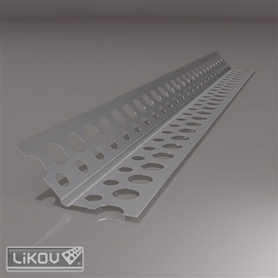 LIKOV Lišta rohová hliníková s prolisem s úhlem135° G-LP 23/23mm, délka 3m