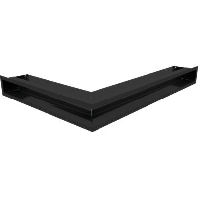 Kratki Rohová mriežka LUFT 547 x 766 x 90 mm pravá čierna 45S