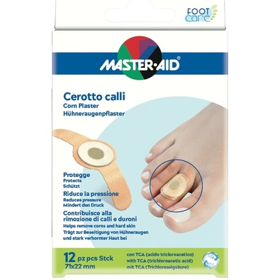 Master-aid Náplast na kuří oka 12 ks Foot Care