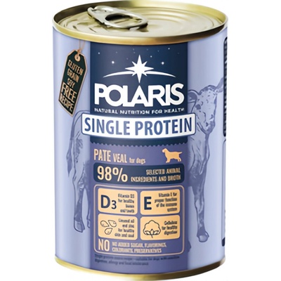 Polaris Single Protein Paté Telecí 400 g