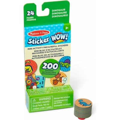 Melissa & Doug Sticker Wow náplně samolepek dinosauři