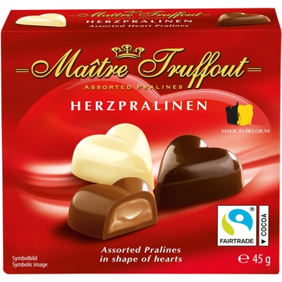 Maitre Truffout Mini pralinky - srdce 45 g