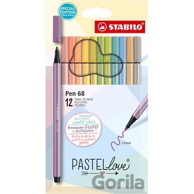 Stabilo Pen 68 Premium PastelLove 12 ks